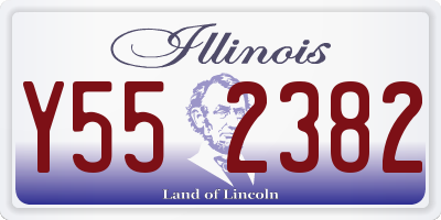 IL license plate Y552382