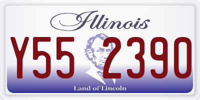 IL license plate Y552390