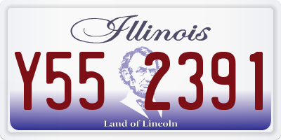 IL license plate Y552391