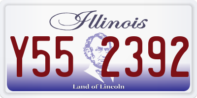 IL license plate Y552392