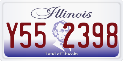 IL license plate Y552398