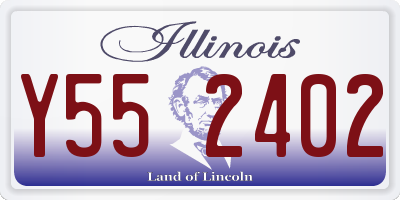 IL license plate Y552402