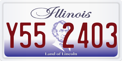 IL license plate Y552403