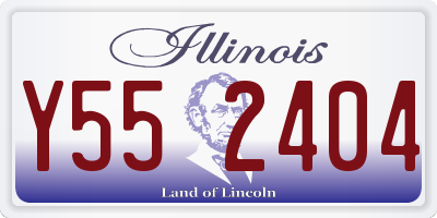 IL license plate Y552404