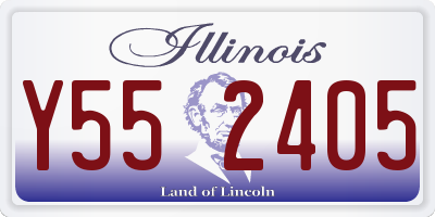 IL license plate Y552405