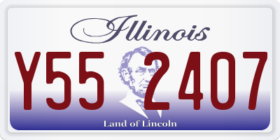 IL license plate Y552407