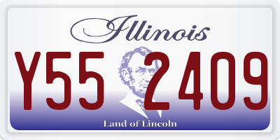IL license plate Y552409