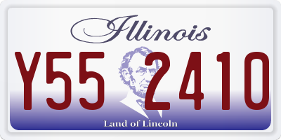 IL license plate Y552410
