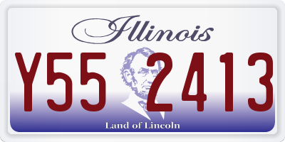 IL license plate Y552413