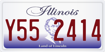 IL license plate Y552414