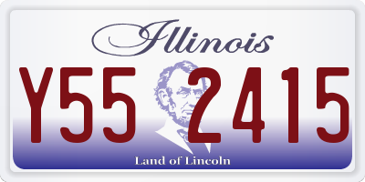 IL license plate Y552415