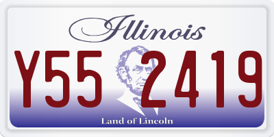 IL license plate Y552419