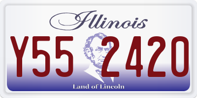 IL license plate Y552420