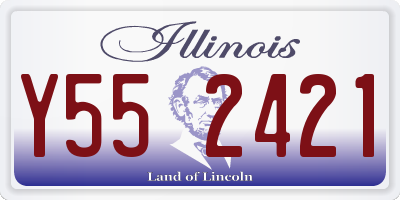IL license plate Y552421