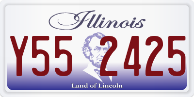 IL license plate Y552425