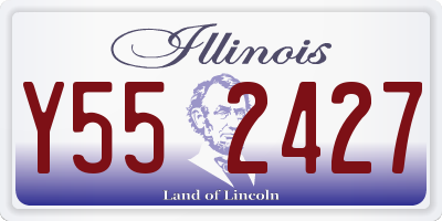 IL license plate Y552427