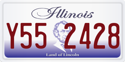IL license plate Y552428