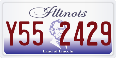 IL license plate Y552429