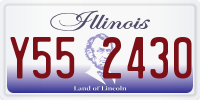 IL license plate Y552430