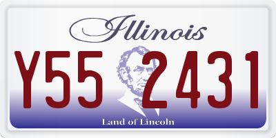 IL license plate Y552431