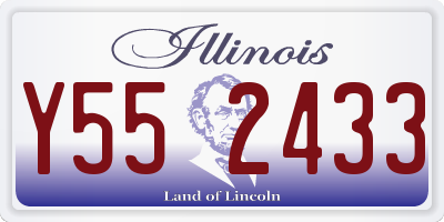 IL license plate Y552433
