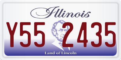 IL license plate Y552435