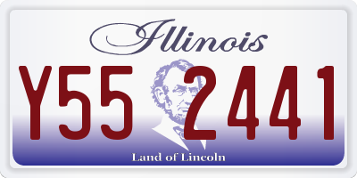 IL license plate Y552441