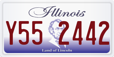 IL license plate Y552442