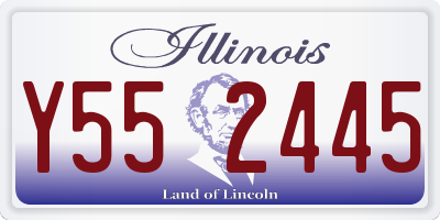 IL license plate Y552445