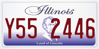 IL license plate Y552446