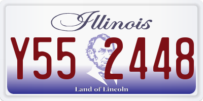 IL license plate Y552448
