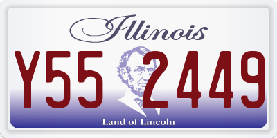 IL license plate Y552449