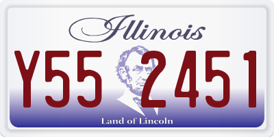 IL license plate Y552451