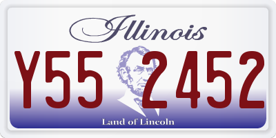 IL license plate Y552452