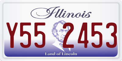 IL license plate Y552453