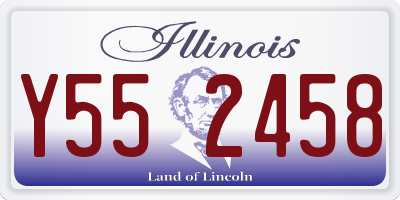 IL license plate Y552458