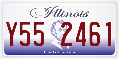 IL license plate Y552461