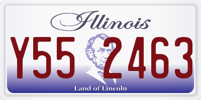 IL license plate Y552463