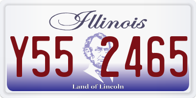 IL license plate Y552465