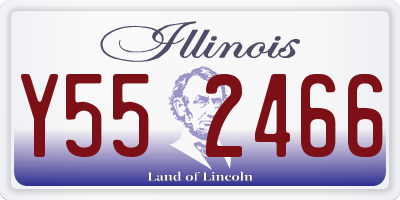 IL license plate Y552466