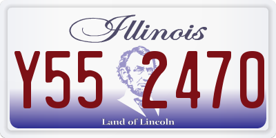 IL license plate Y552470