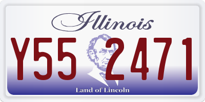 IL license plate Y552471