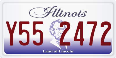 IL license plate Y552472