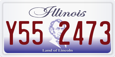 IL license plate Y552473