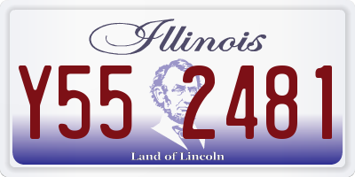 IL license plate Y552481