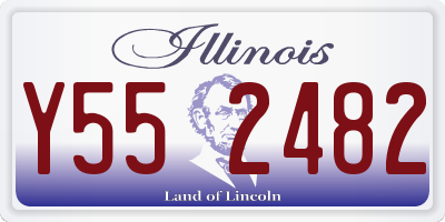 IL license plate Y552482