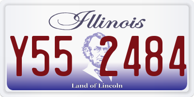 IL license plate Y552484