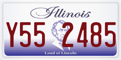 IL license plate Y552485