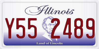 IL license plate Y552489
