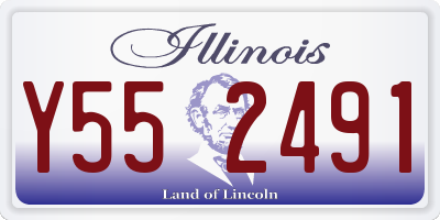 IL license plate Y552491